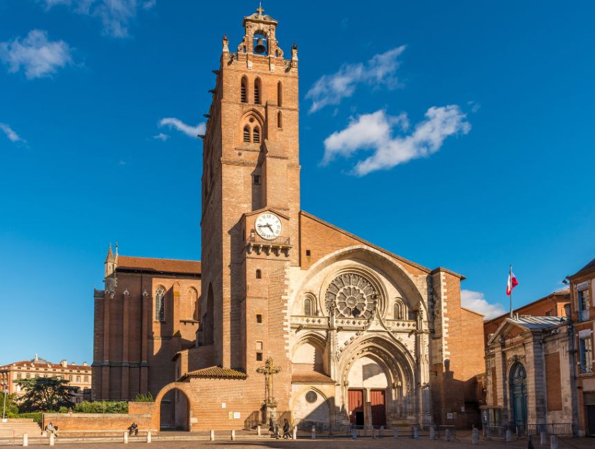 Visite de la cathédrale St etienne à Toulouse